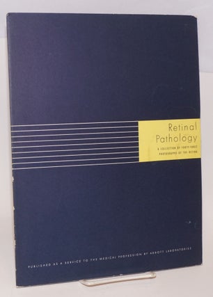 Six booklets on medical conditions published as a service to the medical profession 1. Some pathological conditions of the eye & Corneal grafting and the eye bank, 2.Histopathology of nervous tissue tumors, 3. Retinal pathology, 4. Atlas of common skin diseases, 5. The internal ear, 6.The ear drum and canal
