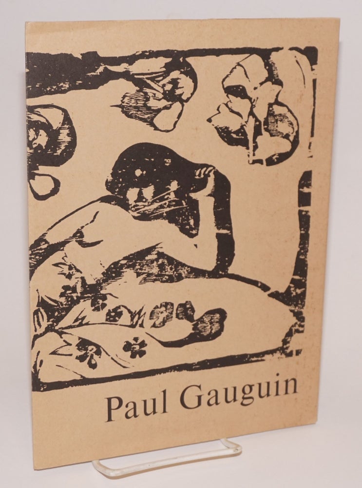 Cat.No: 224445 Paul Gauguin: woodcutter and private printer. Paul Gauguin, Rigby Graham.