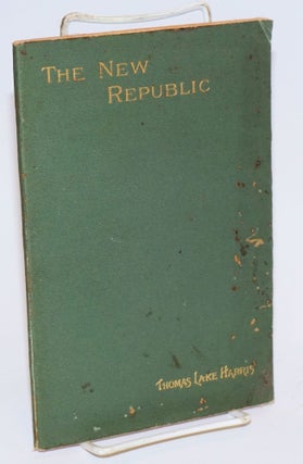 Cat.No: 224474 The new republic; A discourse of the prospects, dangers, duties and...