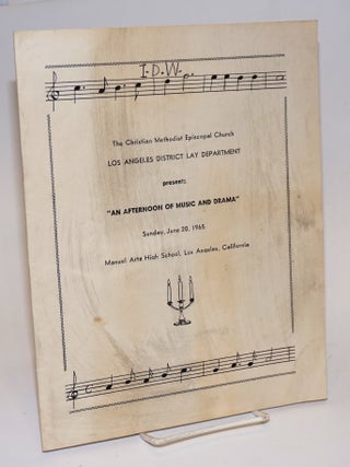 Cat.No: 224654 The Christian Methodist Episcopal Church Los Angeles Lay District...