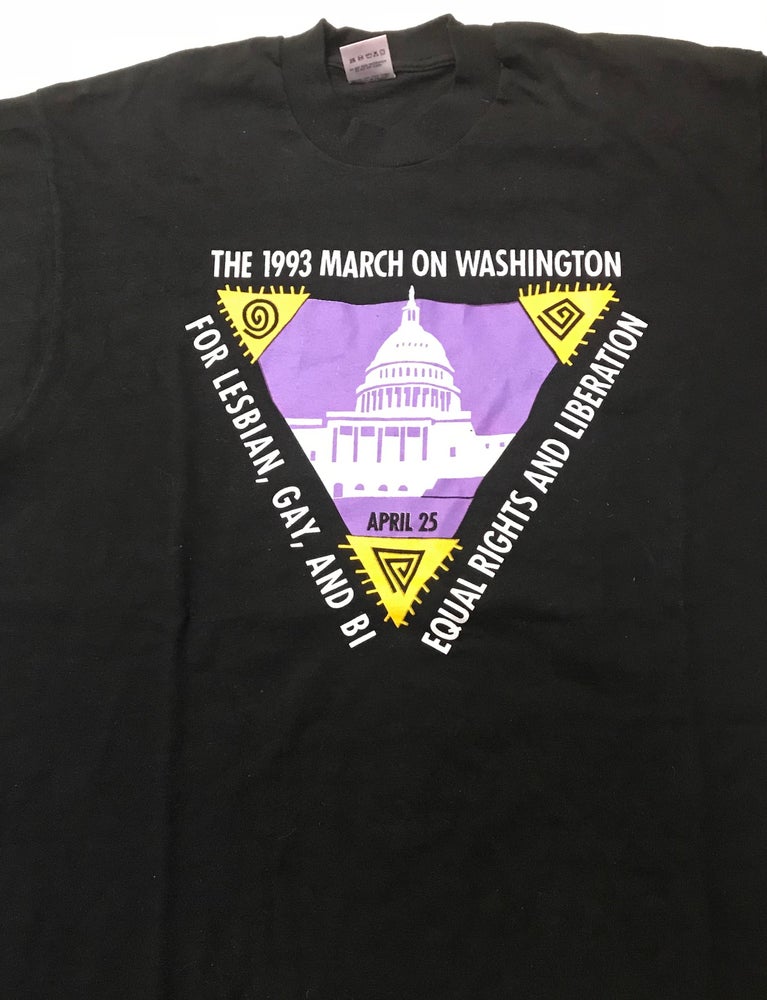 Cat.No: 224774 The 1993 March on Washington for Lesbian, Gay and Bi Equal Rights and Liberation / April 25 [original t-shirt]
