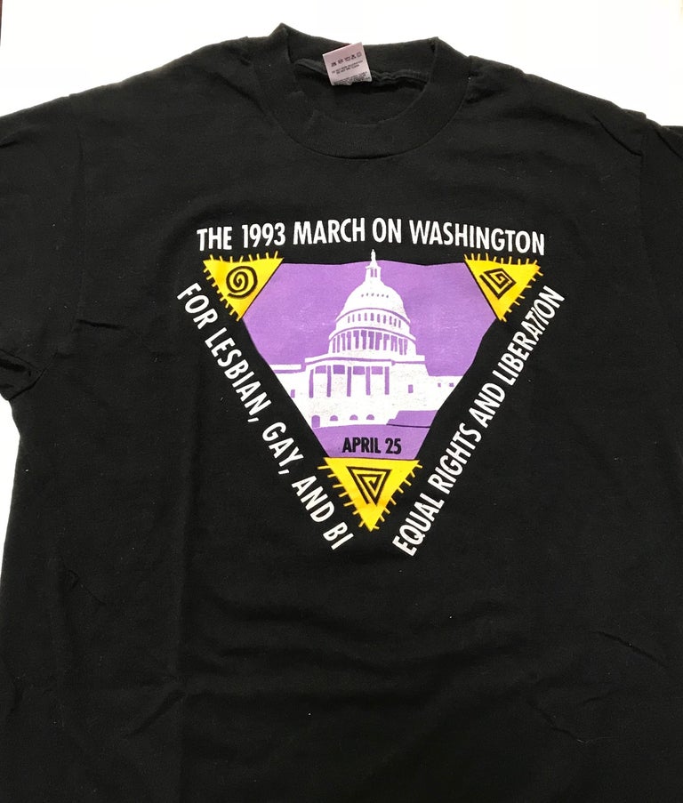 Cat.No: 224775 The 1993 March on Washington for Lesbian, Gay and Bi Equal Rights and Liberation / April 25 [original t-shirt]