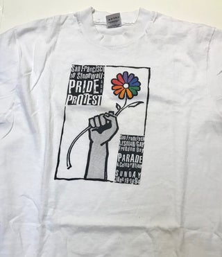 [Seven original shirts from San Francisco Pride Parades]