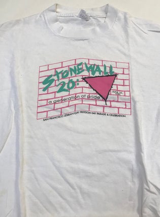 [Seven original shirts from San Francisco Pride Parades]