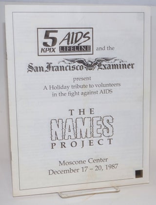 Cat.No: 224975 A Holiday tribute to volunteers in the fight against AIDS; The Names...