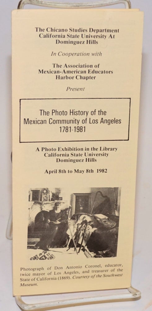 Cat.No: 225065 The Chicano Studies Department California State University at Dominguez Hills