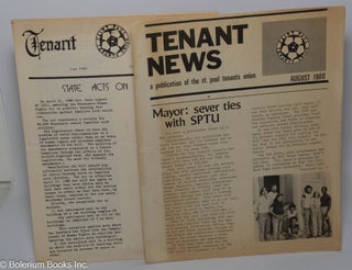Cat.No: 225366 Tenant News [two issues: June, August 1980]. Saint Paul Tenants Union