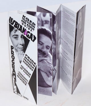 KQED Television and Radio Guide: Lesbian & Gay Programming; [brochure] Pride Month Program schedule, calendar of events & community resources guide 1993