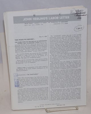 John Herling's Labor Letter [36 issues]