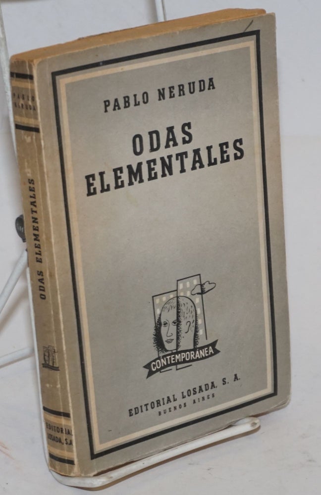 Cat.No: 225917 Odas Elementales. Pablo Neruda, Ricardo Eliécer Neftalí Reyes Basoalto.