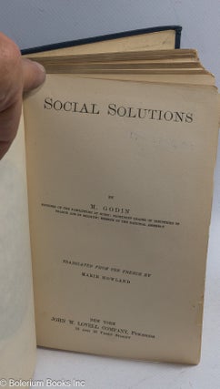 Social solutions. Translated from the French by Marie Howland