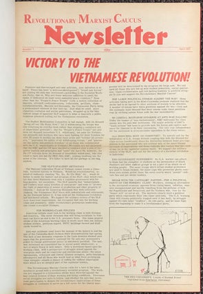 Young Spartacus [complete run, including the preceding Revolutionary Marxist Caucus newsletter and Revolutionary Communist Youth newsletter]