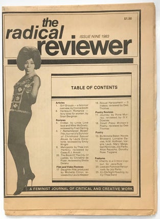 Cat.No: 226058 The Radical Reviewer: A feminist journal of critical and creative work. No. 9
