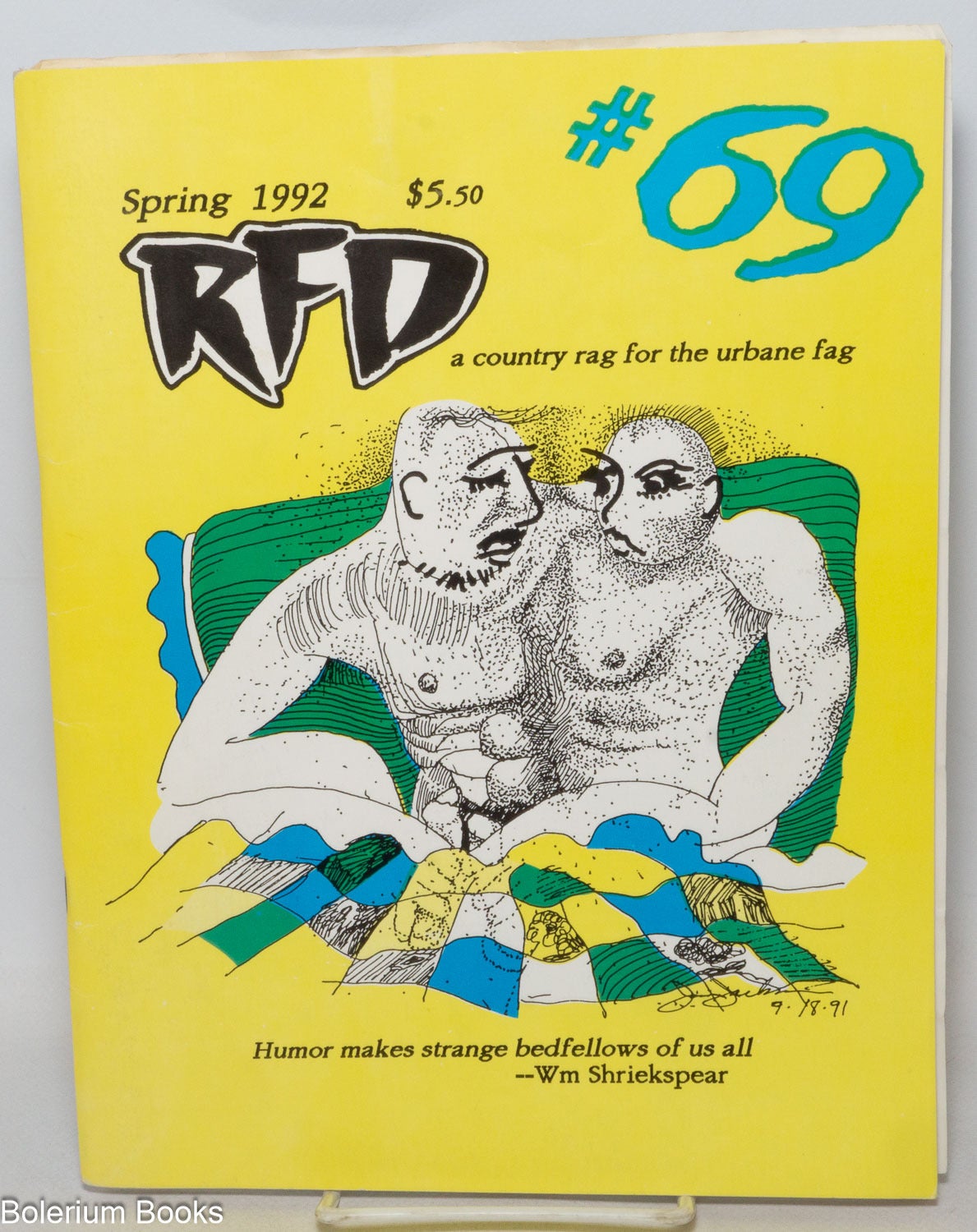 RFD: a country rag for the urbane fag; #69, Spring 1992, vol. 18, #3 ...