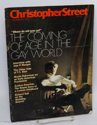 Cat.No: 226684 Christopher Street: vol. 2, #5, November 1977; Coming of Age in the Gay...