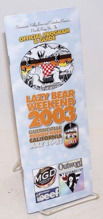 Cat.No: 226979 Lazy Bear Weekend 2003 program July 16-24, Guerneville, CA