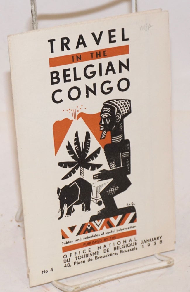 Cat.No: 227168 Travel in the Belgian Congo; Tables and schedules of useful information