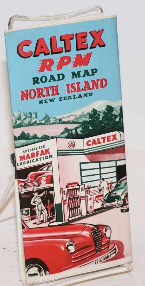 Cat.No: 227178 Caltex Power-Chief [aka RPM] Road Map North Island New Zealand