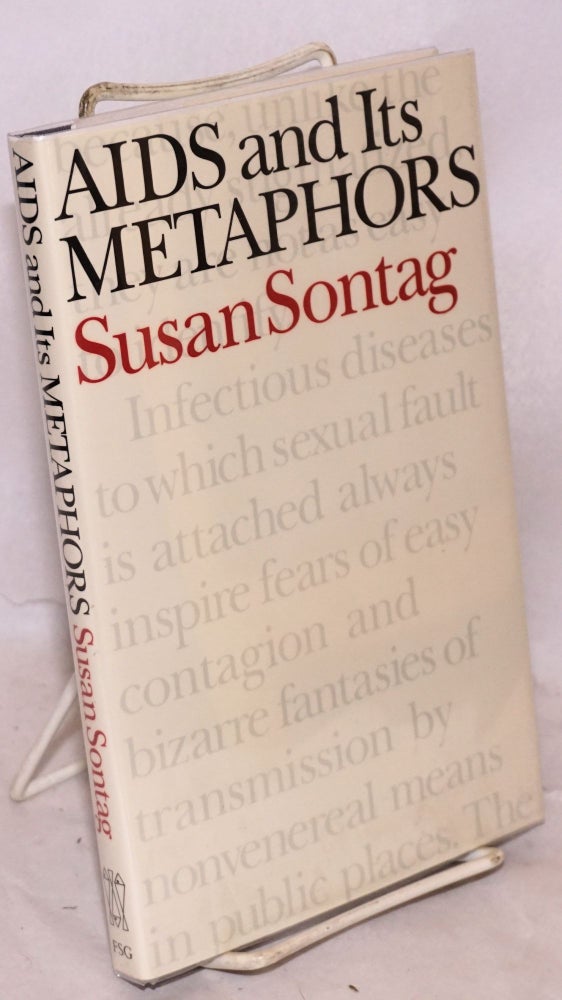 Cat.No: 22741 AIDS and its Metaphors. Susan Sontag.