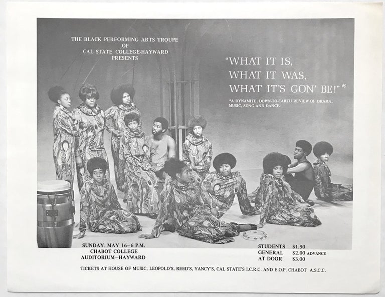 Cat.No: 227960 The Black Performing Arts Troupe of Cal State College-Hayward presents