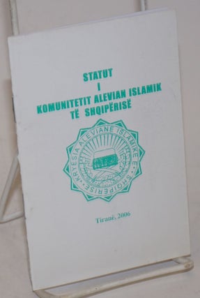 Cat.No: 228393 Statut I Komunitetit Alevian Islamik Te Shqiperise. Sheh Reis Omi Sinani
