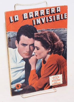 Cat.No: 228398 La Barrera Invisible [Gentleman's Agreement]. Es un film Twentieth Century...