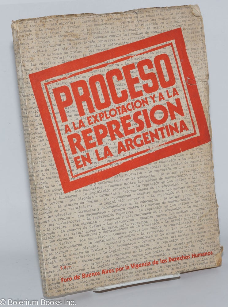Cat.No: 228514 Proceso a la explotación y a la represión en la Argentina, mayo de 1973.