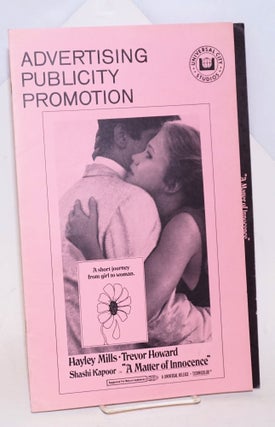 Cat.No: 228706 Advertising Publicity Promotion: "A Matter of Innocence." A...