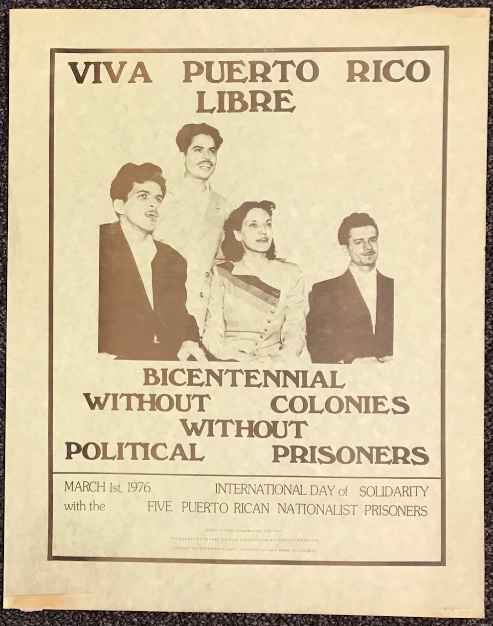 Retro Asian Nudists - Viva Puerto Rico Libre / Bicentennial without colonies / Without political  prisoners poster
