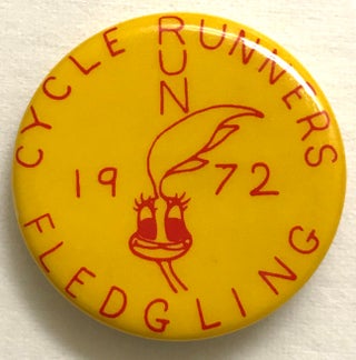 Cat.No: 229072 Cycle Runners / 1972 / Fledgling [pinback button