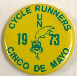 Cat.No: 229073 Cycle Runners / 1973 / Cinco de Mayo [pinback button