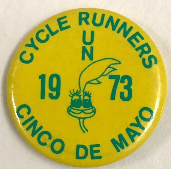 Cat.No: 229073 Cycle Runners / 1973 / Cinco de Mayo [pinback button]