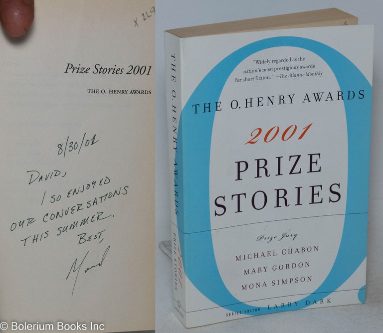 Cat.No: 229113 Prize Stories 2001, The O. Henry Awards; Edited and with an Introduction by Larry Dark. Murad Kalam, contributor.