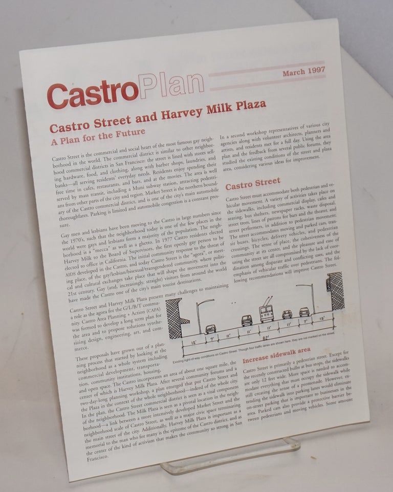 Cat.No: 229433 Castro Plan [newsletter] March 1997; Castro Street & Harvey Milk