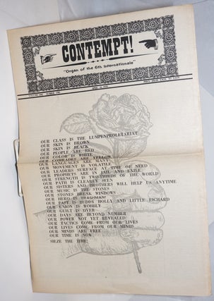 Contempt; Vol.1, No.1 & Vol.1, No.2, April 16 and May 1-14, 1970 (two issues); Organ of the 6th Internationale