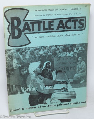 Cat.No: 229576 Battle Acts: volume 1, number 8 (October-November 1971). Sue Davis