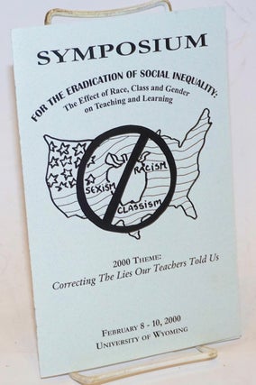 Cat.No: 229663 Symposium for the Eradication of Social Inequality: the effect of race,...