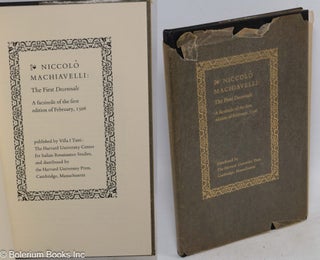 Cat.No: 229700 The First Decennale; A facsimile of the first edition of February, 1506....