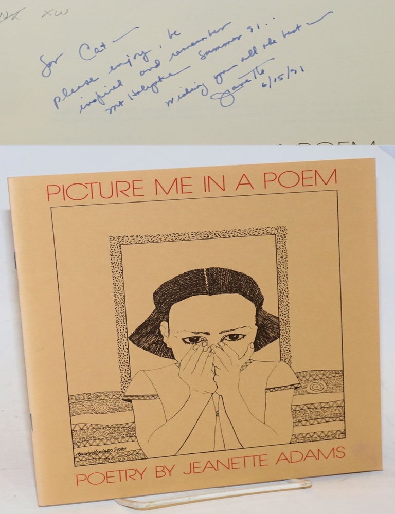 Cat.No: 229827 Picture me in a poem; poetry. Jeanette Adams, Marian Howard.