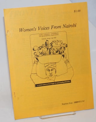 Cat.No: 229900 Women's voices from Nairobi: reprints from Frontline