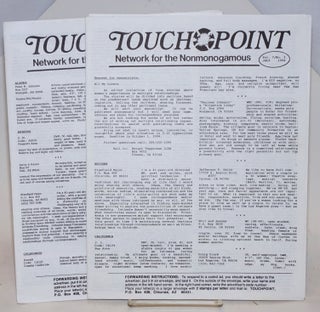 Cat.No: 230191 Touchpoint: network for the nonmonogamous; vol. 7, #3, July, 1994 & vol....
