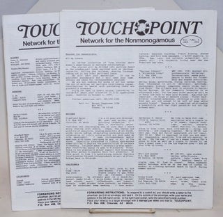 Cat.No: 230191 Touchpoint: network for the nonmonogamous; vol. 7, #3, July, 1994 &...