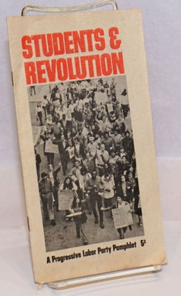Cat.No: 230298 Students & revolution. Progressive Labor Party