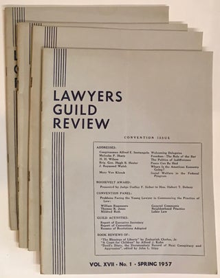 Cat.No: 230347 Lawyers Guild Review [4 issues