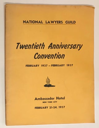Cat.No: 230350 National Lawyers Guild Twentieth Anniversary Convention February...