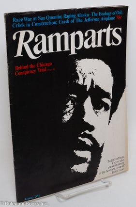 Cat.No: 230382 Ramparts: Vol. 8, no. 7, January 1970. Jan Austin, editorial board, David...
