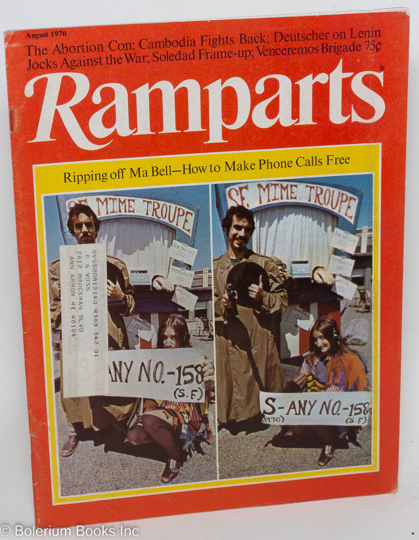 David Horowitz Ramparts Ramparts: volume 9, number 2, August 1970 | Jan Austin, David Kolodney ...