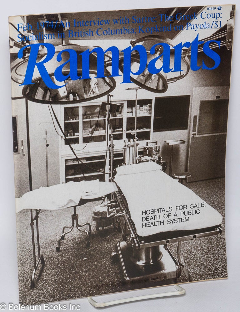 Cat.No: 230453 Ramparts: volume 12, number 7, February 1974. Adam Hochschild, Patricia Shell, Richard Parker, Elliot Kanter, David Horowitz, eds Peter Stone.