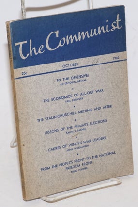 Cat.No: 230496 The Communist, a magazine of the theory and practice of Marxism-Leninism....