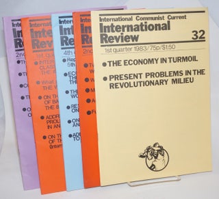 Cat.No: 230928 International Review [5 issues]. International Communist Current